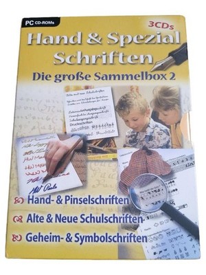 dtp entertainment Hand & Spezial Schriften Sammelbox 2 PC Lernsoftware 3 CDs
