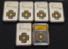Mixed 6pc 0.999 Gold 1/500 oz ND NGC/ICG MS70 Eagle Eye of Ra Pirate