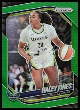 2025 Panini Prizm WNBA Green Prizms Haley Jones #43 Dallas Wings