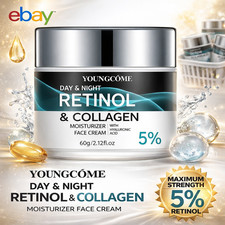 Advanced Retinol Collagen Face Cream with 5% Hyaluronic Acid – Anti-Aging & Anti