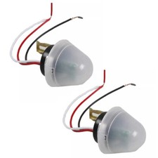 Interruptor de control de fotocélula de luz de encendido automático de 12 V CC/AC 2 piezas sensor oscuro a amanecer
