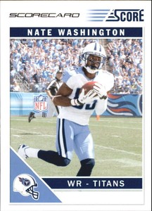 2011 Score Scorecard Tennessee Titans Football Card #288 &hellip;