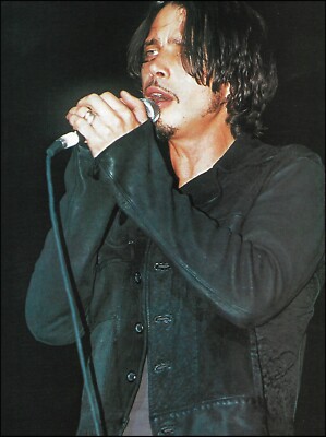 Soundgarden Chris Cornell live onstage 8 x 11 color pin-up photo print
