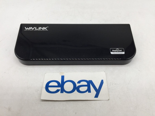 Wavlink USB 3.0 Universal Dual Display Docking Station WL-UG39DK1 FREE S/H