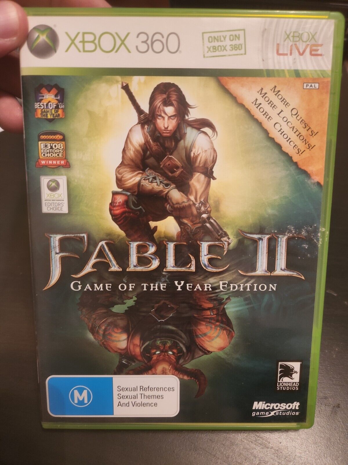 Fable II 2 Game of The Year Edition Xbox 360 Tested Working Manual TRACKED  for sale online