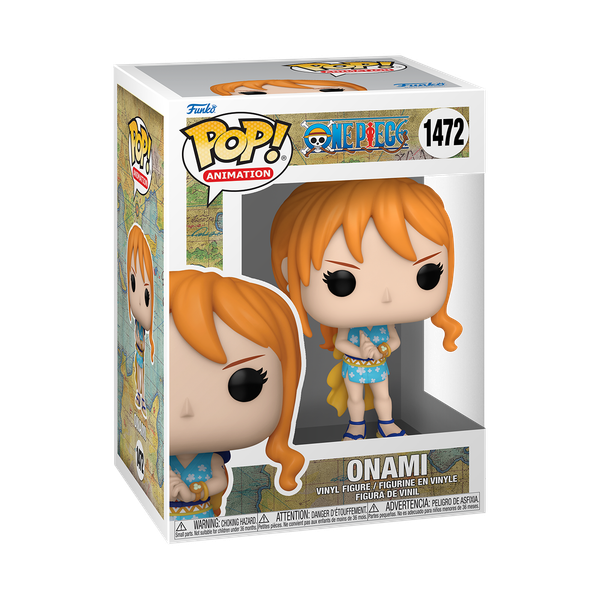 Funko Pop Animation #1472 Vinyl Figur One Piece Onami (Wano) Nami-image