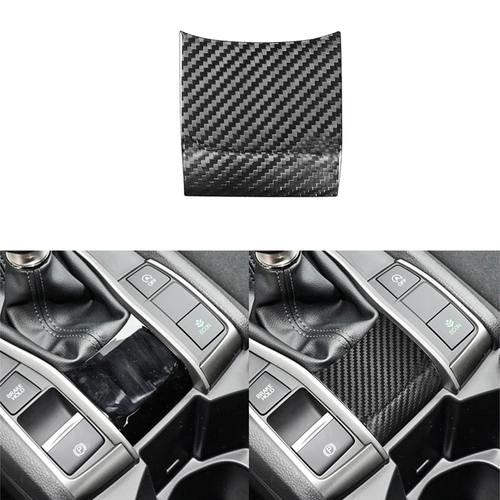 For Honda Civic 10th 1621 Dry Carbon Fiber Console Manual Gear Shift