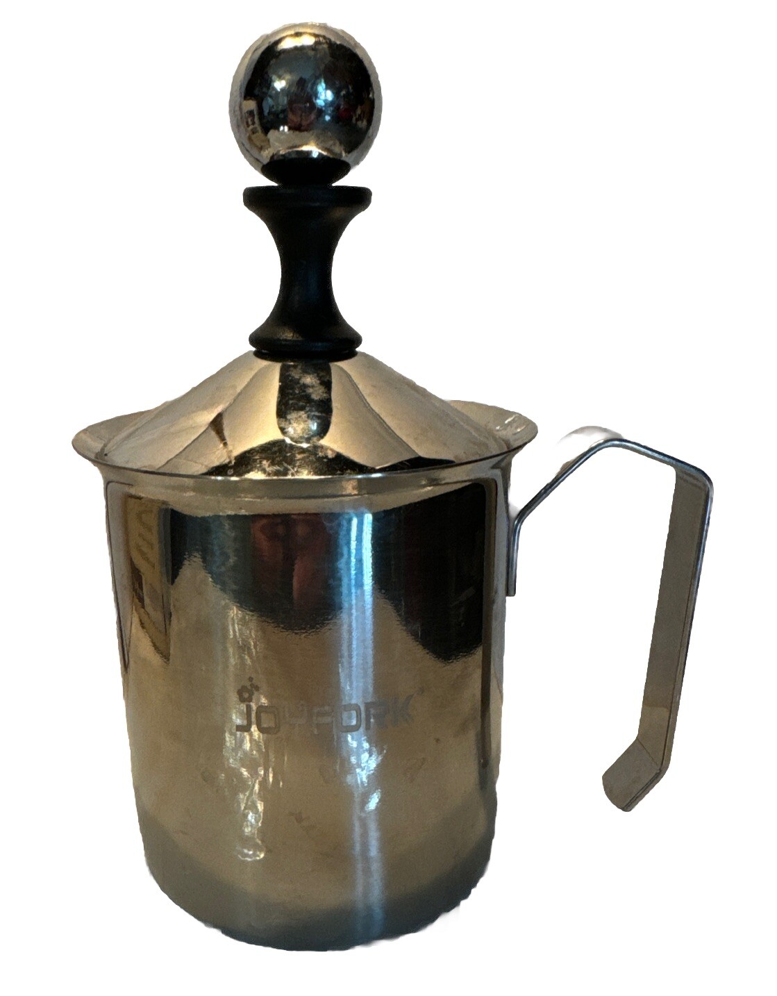 Milk Frother Pitcher Manual Hand Pump Foam Maker Coffee Latte Cappuccino Foamer-image