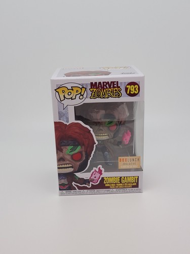 FUNKO POP MARVEL ZOMBIES #793 GAMBIT BOX LUNCH EXCLUSIVE GITD! Double Boxed! - Picture 2 of 10