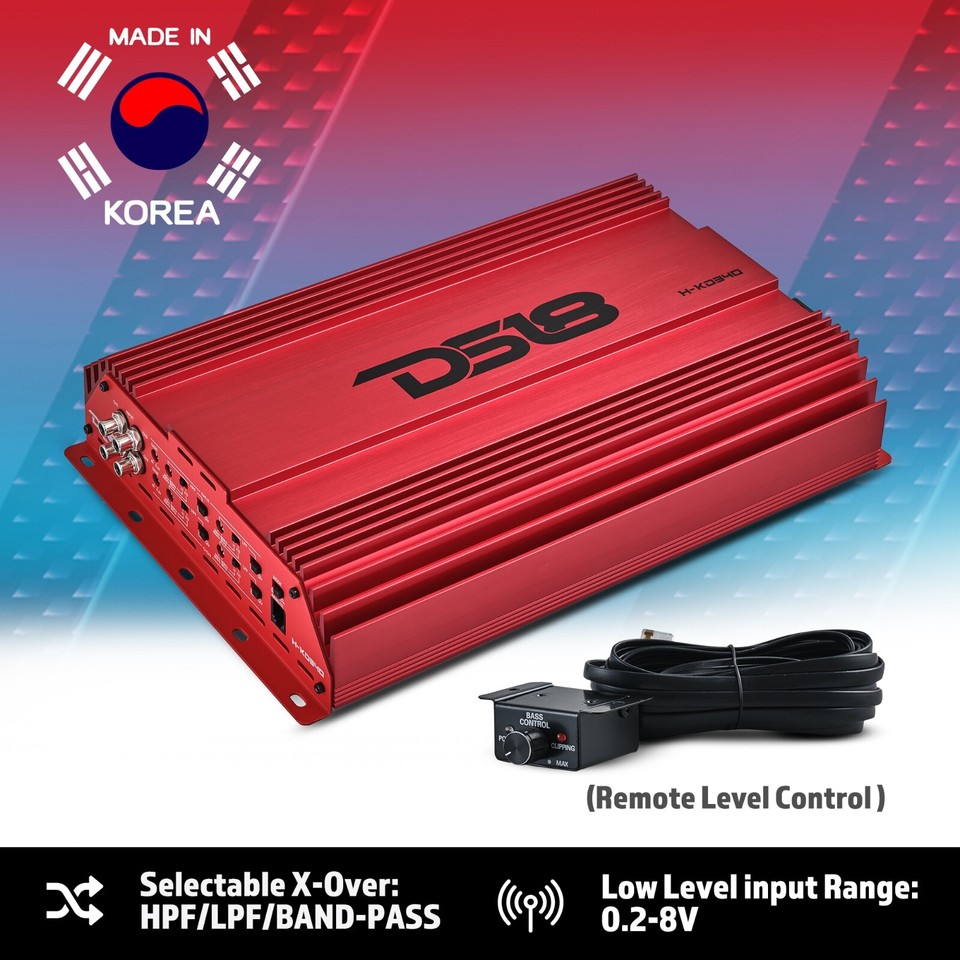 DS18 ION1600.4D Amplificatore Compatto A 4 Canali Full Range In Classe D Ds18 Id 63704 - Foto 8