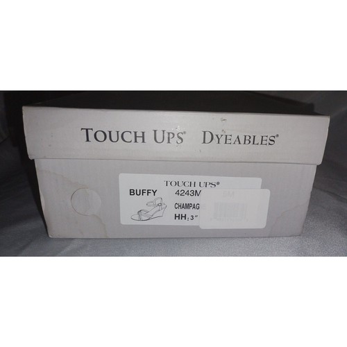 NIB Benjamin Walk Touch Ups Sparkle Wedges Size 5 Champane - Picture 4 of 8