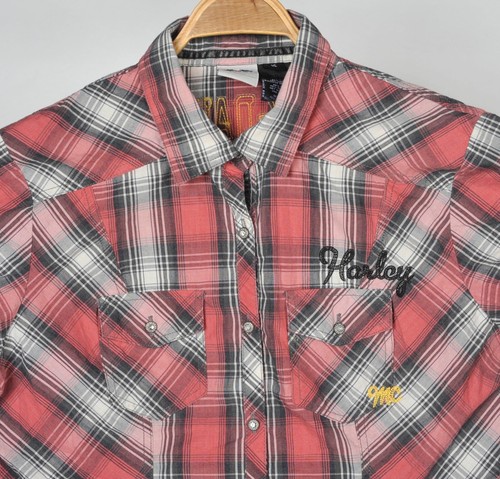 Harley Davidson Short Sleeve Button 