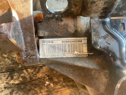 07-14 TRAFIC VIVARO PRIMASTAR 2.0 DCI 6 SPEED MANUAL GEARBOX 8200546200 (AJ-33) - Picture 5 of 6
