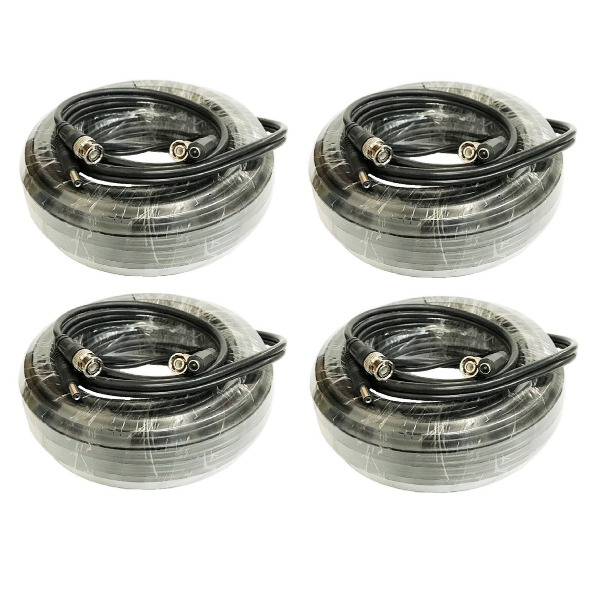 Cavi Telecamera Sicurezza Cavo Video Alimentazione 100 Piedi Per CCTV - 4 Canali, Compatibile Con Sistemi Lorex E Altri Mobile Camera - Foto 8