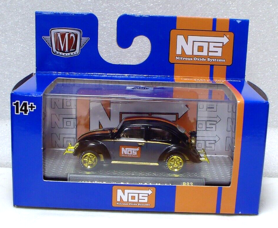 M2 Machines Gold Chase NOS 1953 VW Beetle Deluxe USA Model 1:64 Diecast