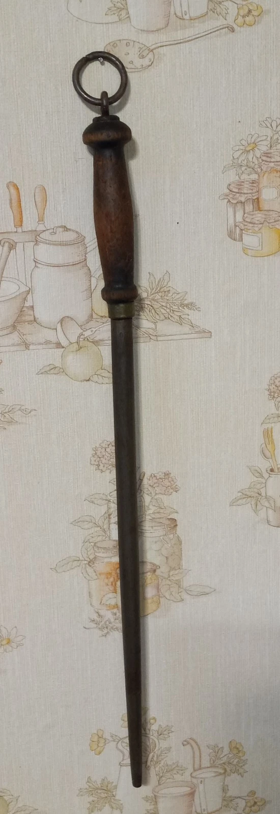 1940s-50s Vintage Honing Rod "Steel" Sharpener with Wood Handle
Opens in a new window or tab