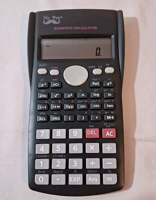 Pre-owned Mr Pen Scientific Calculator 2 Lines Professional Use Students EUC