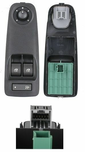 Commutateur de fenetre avant gauche Peugeot Boxer pour utilitaire de chantier