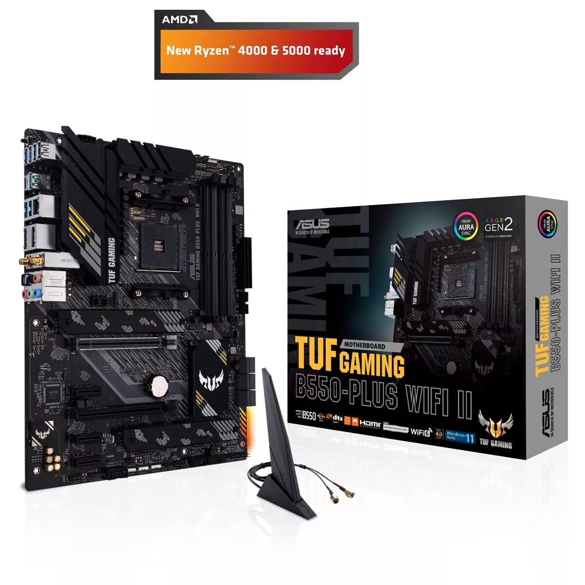 ASUS TUF GAING B550-PLUS – Carte ère AD B550 (Ryzen A4), ATX ASUS TUF GAING B550-PLUS – Carte ère AD B550 (Ryzen A4), ATX