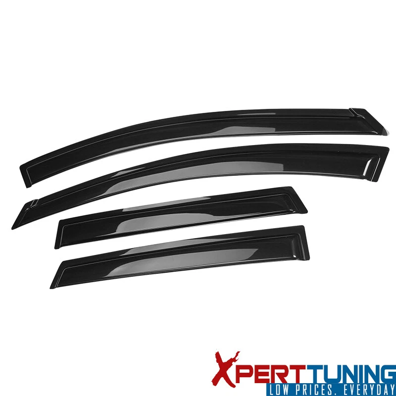 Se adapta a 09-13 Nissan Rogue 14-15 Rogue Select Viseras Ventana Deflector 4 piezas Acrílico Foto 3 de 4