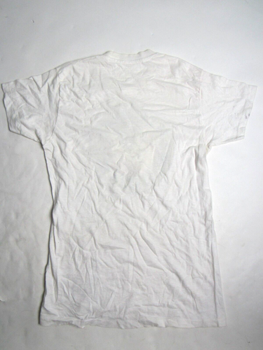 Vtg 1970s Vietnam War Era US Marines Print Cotton T-Shirt 60s 70s Hanes Logo - Picture 8 of 10
