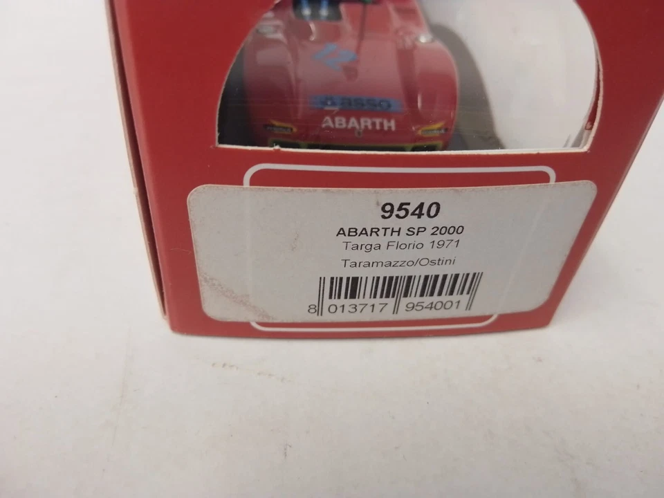 Best Model Abarth SP 2000  #12 Taramazzo Ostini Targa Florio 1971 1/43 9540 - Immagine 3 di 3