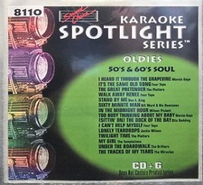 SC8110 50'S 60'S   NEW  SOUND CHOICE  KARAOKE CDG LOT VA