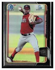 2015 Bowman Chrome Prospects Asia Black Ref #BCP27 Touki Toussaint
