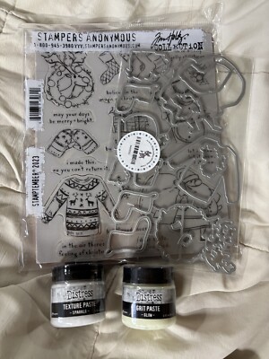 Tim Holtz Stamptember 2023 Stamps, Stencils, Paste and Dies Limited Rare