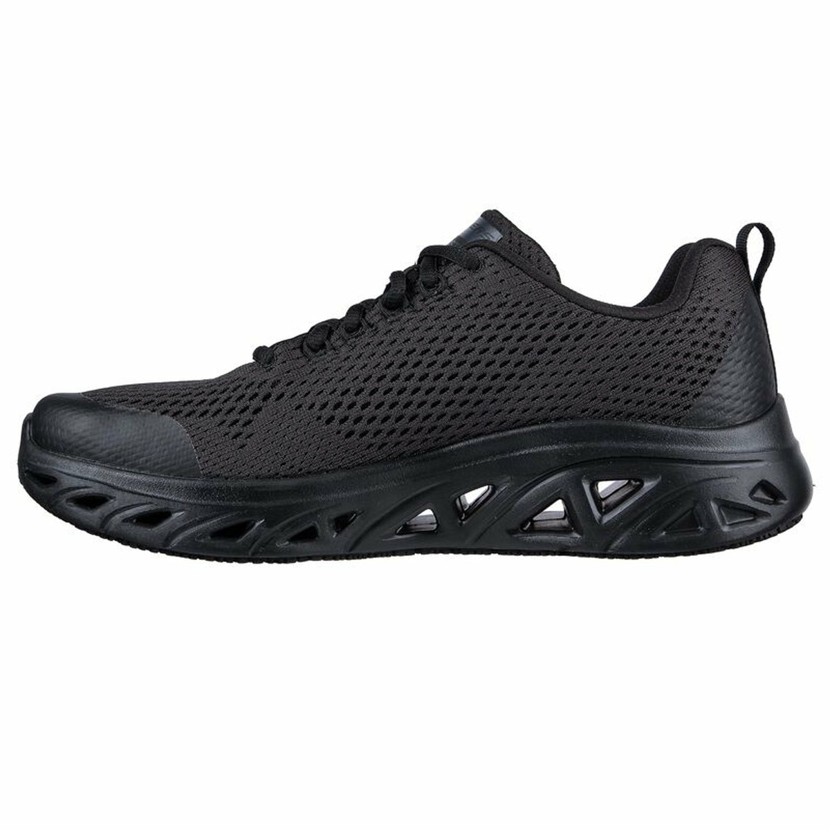 Skechers Men's 200081 Glide-Step SR Stauntap Black Slip