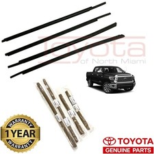 Oem Toyota 2007-2021 Tundra Belt Molding Weatherstrip Assembly Crew Max Full Set