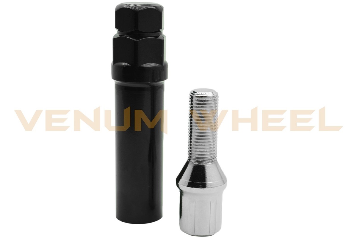 20 Pc Audi SPLINE Black Lug Bolts Nuts 14m x 1.50 .93 Length Part 20 Pc Audi SPLINE Black Lug Bolts Nuts 14m x 1.50 .93 Length Part