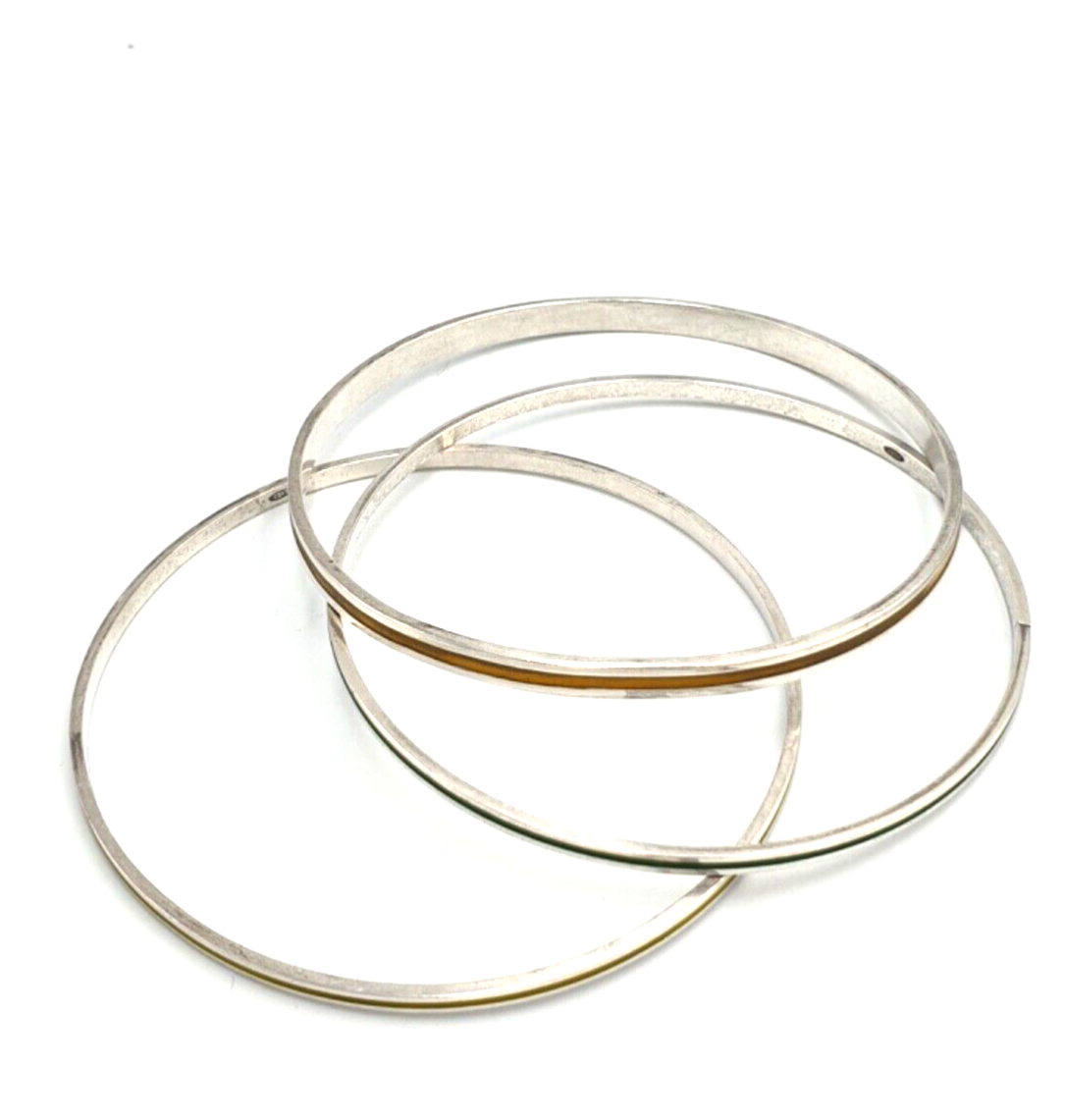 Braccialetti in argento sterling 925 con catena a cerchio