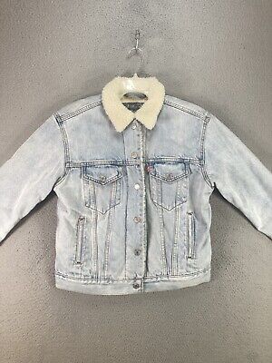 Levi's Trucker Jacket Men Small Blue Commuter X Jacquard By Levi's Trucker Jacket Men Small Blue Commuter X Jacquard By