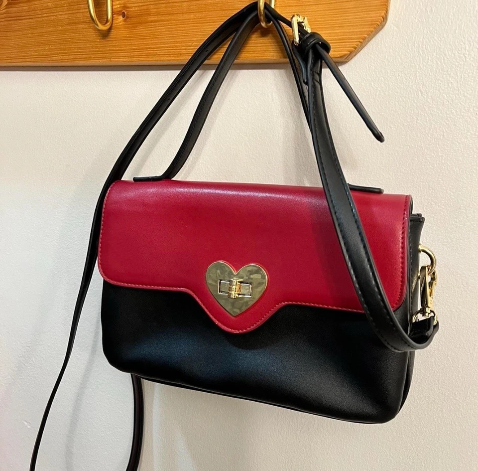 Charming Charlie Women's Small Crossbody Bag With Heart Closure - Image 2 of 4