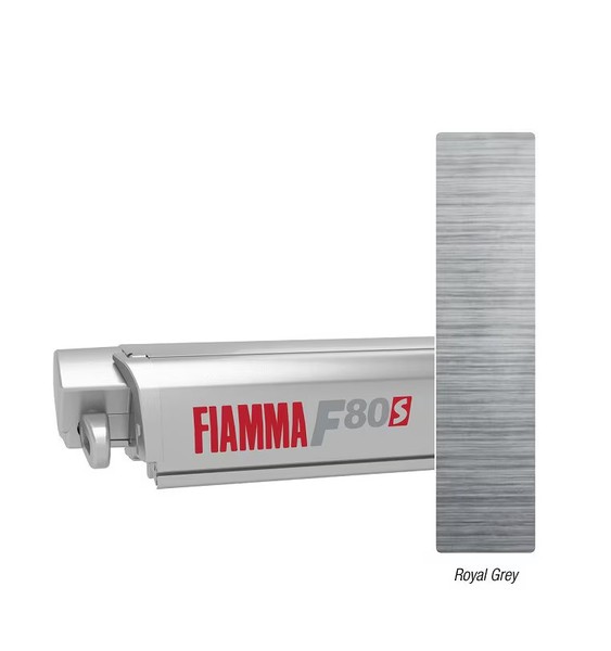 Fiamma F80S Markise Titanium, 370Cm, Royal Grey-image