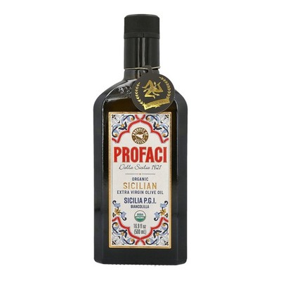 Profaci Sicilian Organic Extra Virgin Olive Oil 500ml - Biancolilla Olive Type