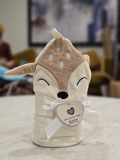 Parent's Choice Cotton Deer Baby Hooded Towel NEW WITH TAGS
