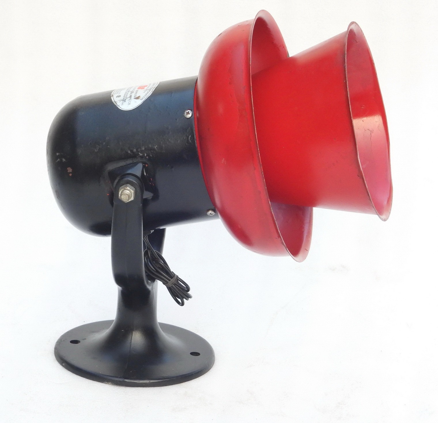 FEDERAL SIGNAL MODEL A INDUSTRIAL ALARM SIGNAL SAFETY SIREN SERIES 120 ...