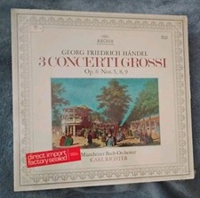 sealed LP Handel Richter 3 Concerti Grossi Munich Bach Orch Archiv 2533 142 1973