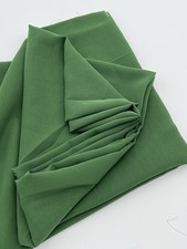 Lot of 2 Yards Hunter Green Chiffon Fabric 58" Wide Lightweight Sheer