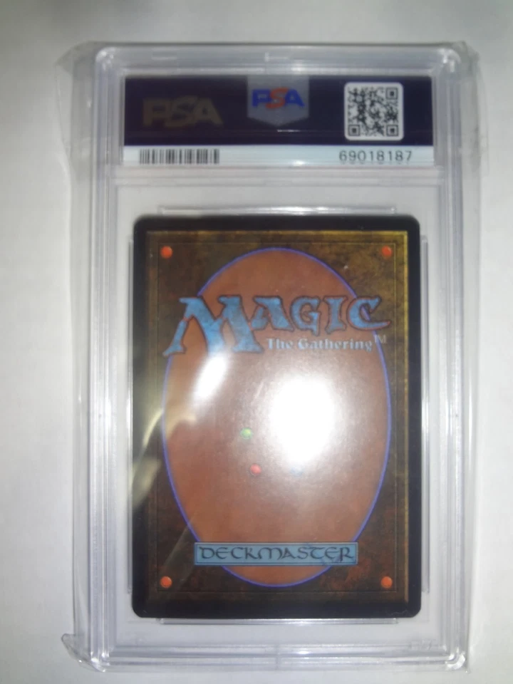 MTG MAGIC THE GATHERING CARD 1993 BETA PLAINS LAND PSA GRADED 7 NM ENGLISH LAND - Image 2 of 2