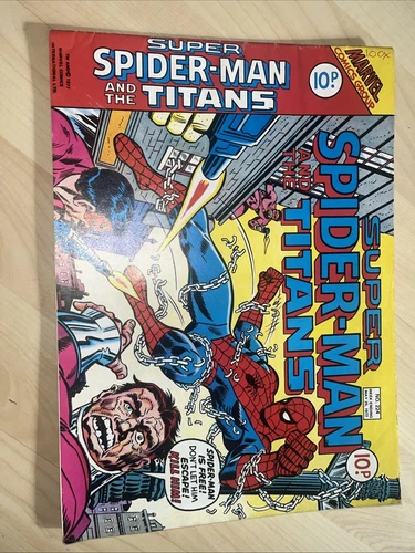 Super Spider-Man and the Titans 224 (1977) Vintage Marvel U.K. Weekly
