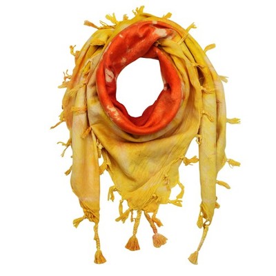 Palituch bunt-batik-tiedye 01 Red sun Kufiya Tuch Pali Halstuch