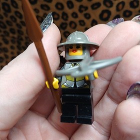 Vintage LEGO Castle Minifigure Lot &ndash; Knights, Weapons, Shields - Dragon Lion Bat