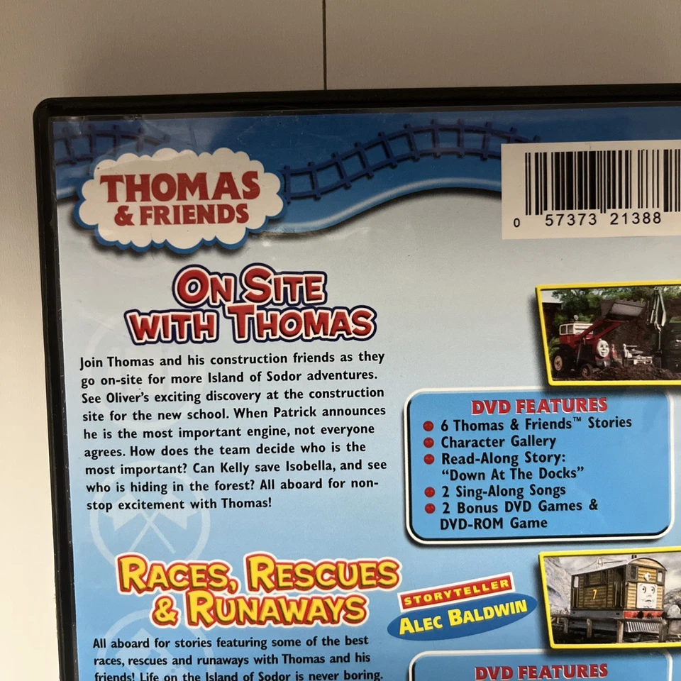 Thomas & Friends On Site With Thomas/Races Rescues And Runaways DVD - Image 4 of 4