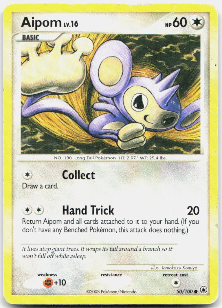 Aipom 50/100 Common Majestic Dawn Pokemon HP