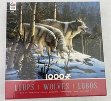   Loups Wolves Lobos 2016 Ceaco 1000 pc 27" x 20" Wolf Jigsaw Puzzle 43360 NEW  