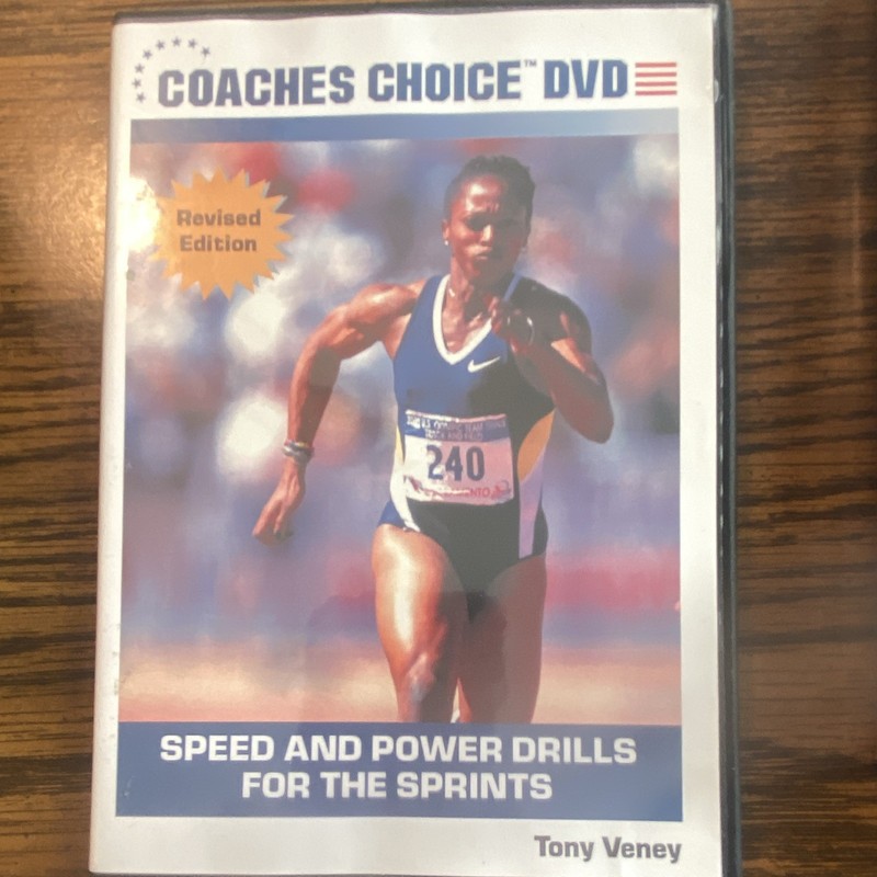 Coaches Choice Speed and Power Drills for the Sprints DVD Revised Tony Veney