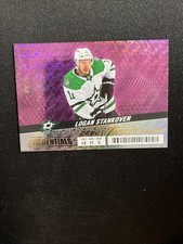 24-25 UD Credentials Pink RC Debut Ticket Access 137 Logan Stankoven /25